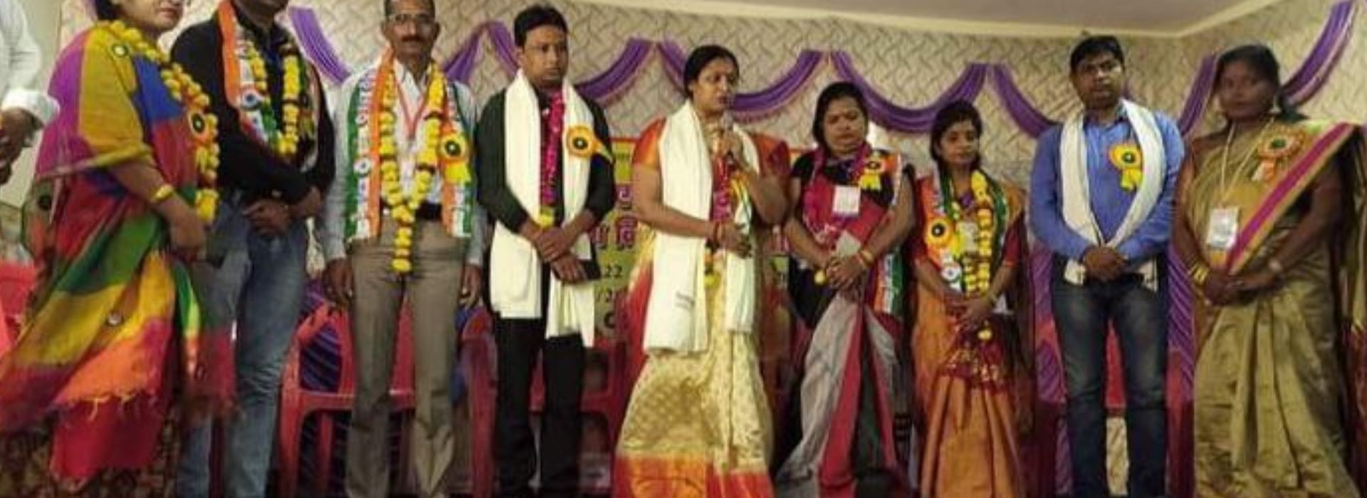 सम्मान समारोह — समिति के समर्पित सदस्य